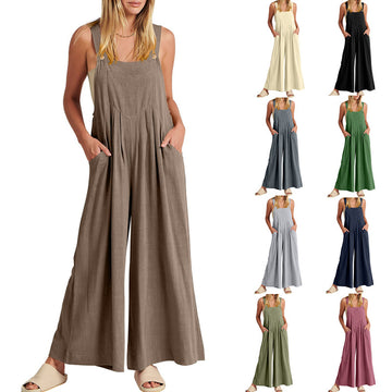 2023 New Straps Bib Overalls Wide Leg Jumpsuit⭐⭐⭐⭐⭐#1 Best-Seller!