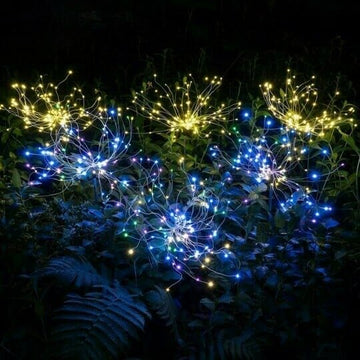 🔥🎁Waterproof Solar Garden Fireworks Lamp