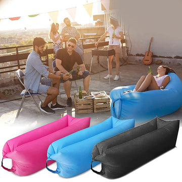 Inflatable Lounger Outdoor Air Couch Sofa Hammock Bed for Camping Beach Hiking