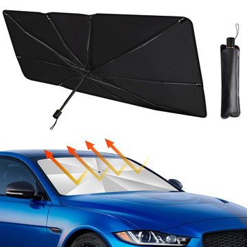 Npopew Car Windshield Sunshade for most car