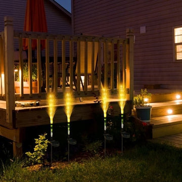 🔥Solar Garden Lights Fiber Optic Reed Light